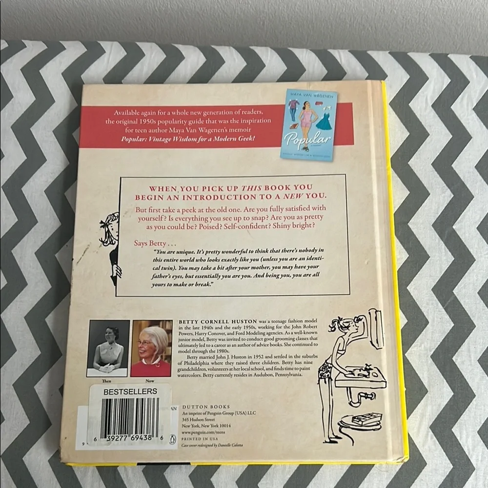 Yellow Teen-Age Popularity Guide Book